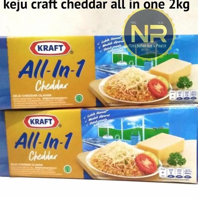 

Promo Keju Kraft 2Kg /Keju Cheddar 2Kg