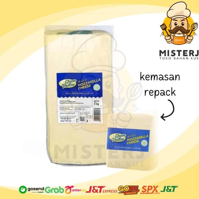 

Promo Green Valley Mozzarella Block | Kemasan Repack