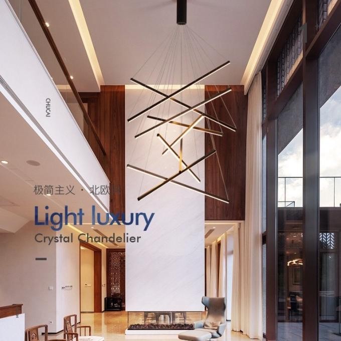 Promo Lampu Gantung Void Minimalis Led / Luxury Cealing Lamp Led - 120Cm