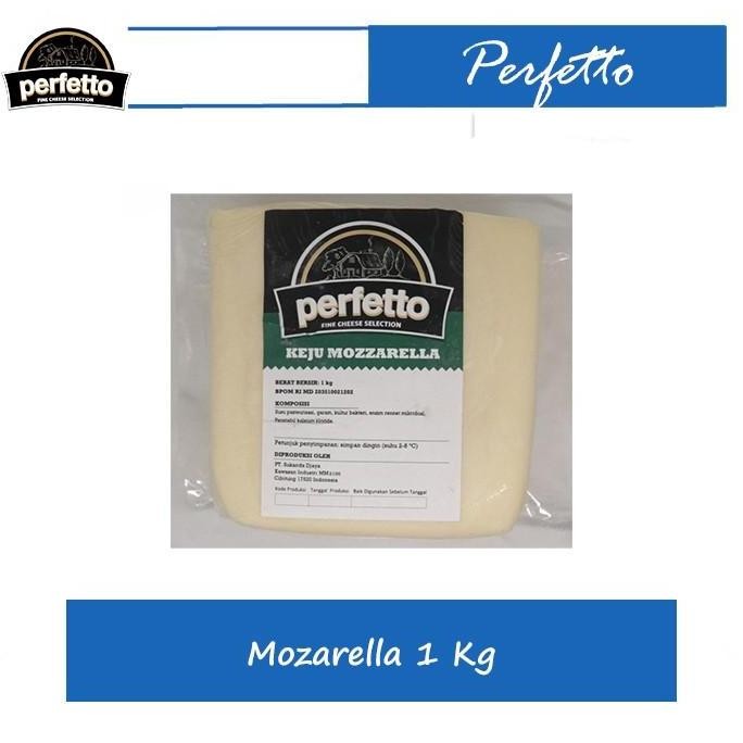 

Murah Perfetto Cheese Mozzarella 1 Kg / Keju Mozzarella