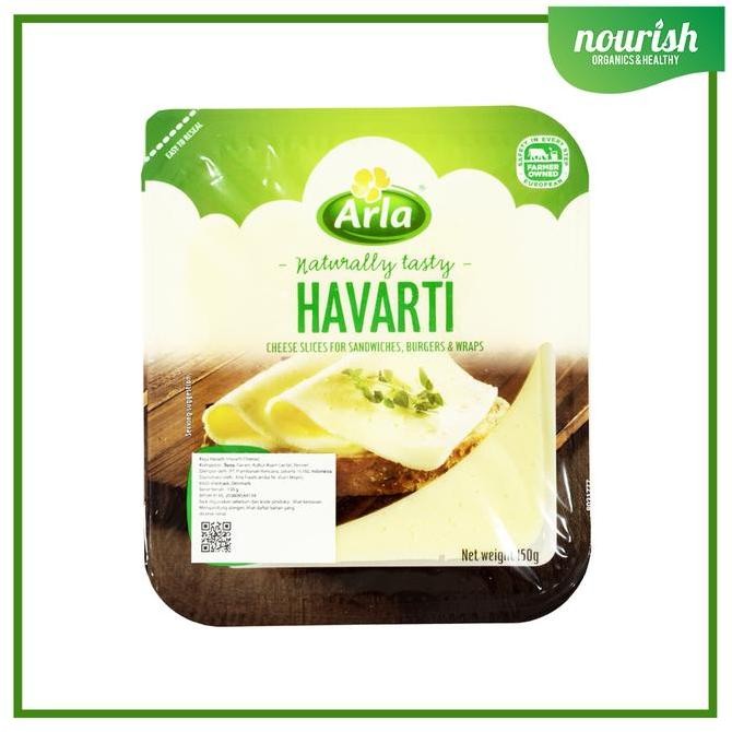 

Grosir Arla Havarti Cheese Slices / Keju Slice , Halal 150G