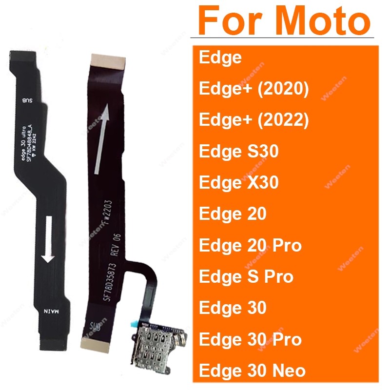 Untuk motorola moto edge 20 30 lite pro neo ultra fusion s30 x30 edge plus 2020 2021 mainboard kabel