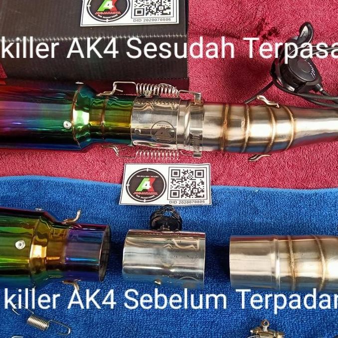 DB KILER AK4 (PEREDAM SUARA KNALPOT RACING DISETTING)