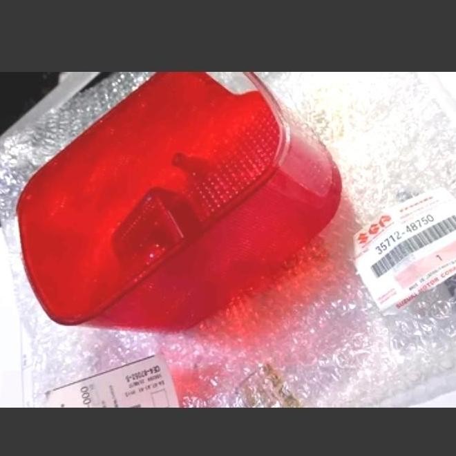 mika stoplamp Suzuki Ts125 orinal mika lampu rem Suzuki Ts125 plastik stoplamp Suzuki Ts125 kaca lam