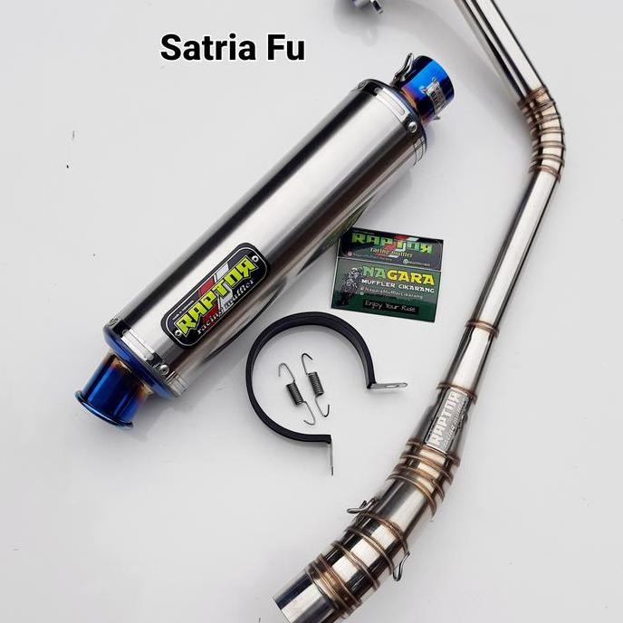 Knalpot Racing Stainless Satria Fu Karbu Orinal Raptor