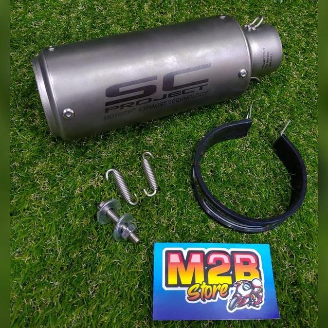 Knalpot SC project S1 Jaring IMPORT ( slencer aja ) CBR GSX satria cb