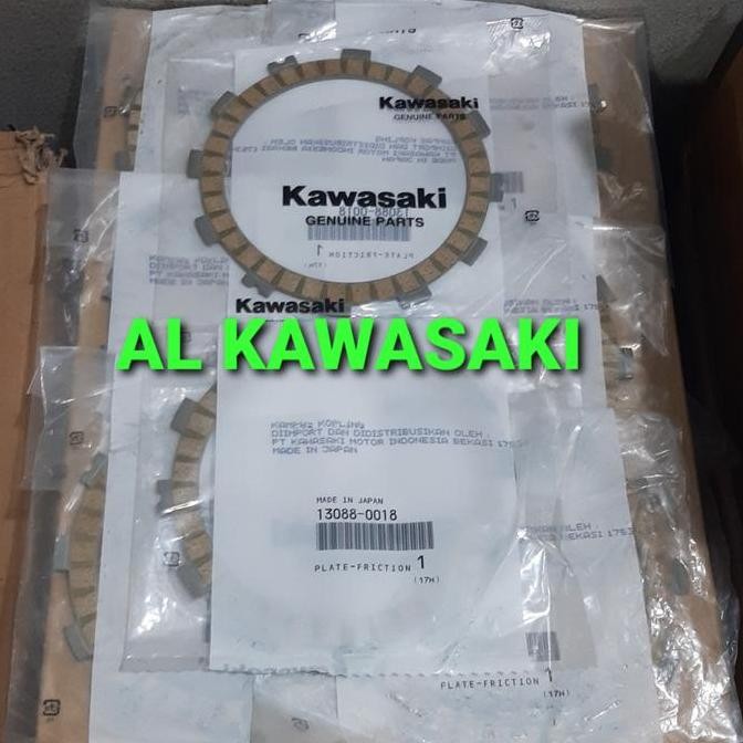 kampas kopling set kx 250 kx250 orinal