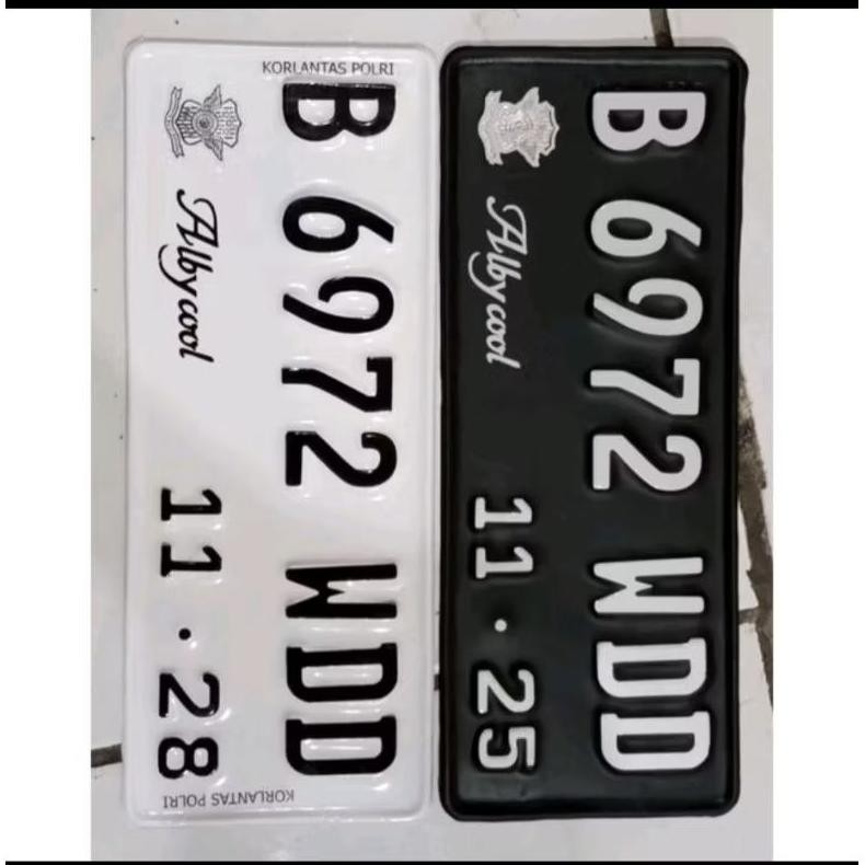 ASLI LOGO TIMBUL PLAT NOMOR MOTOR EMBLEM STANDAR SAMSAT TERBARU