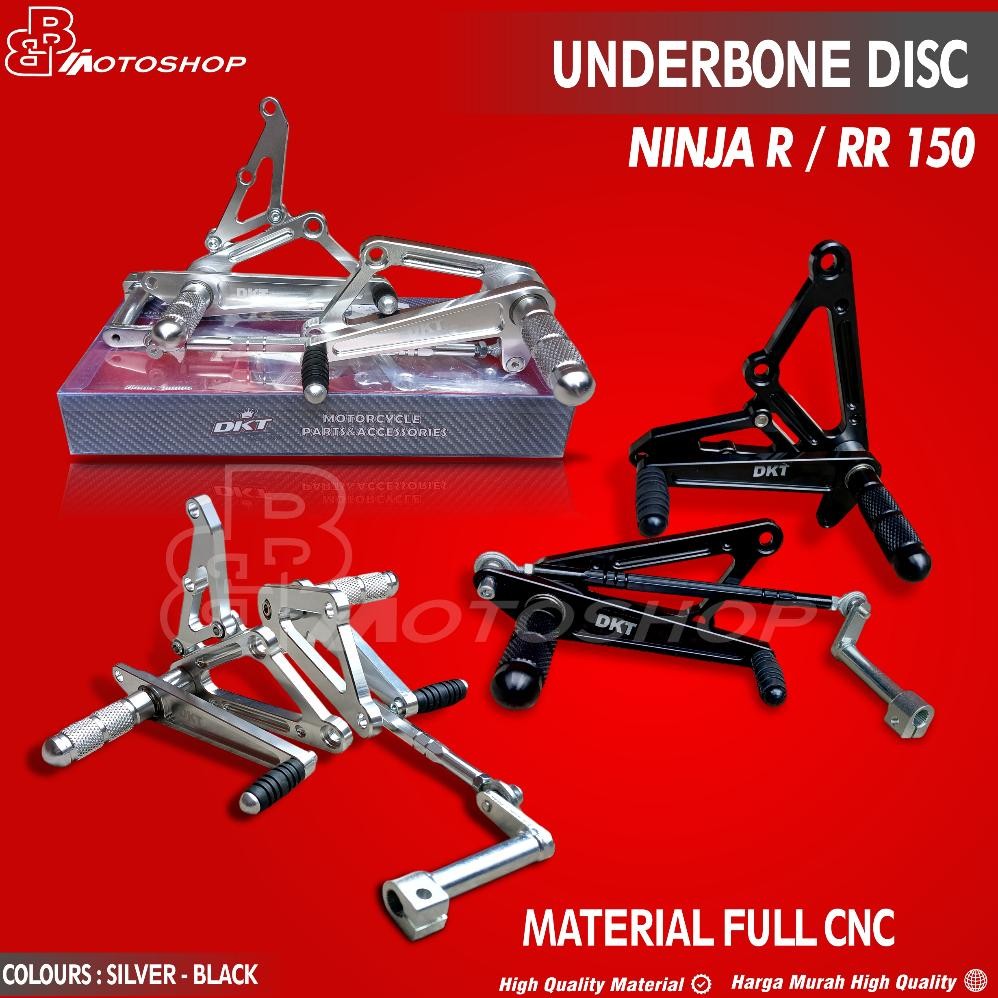 ASLI FOOTSTEP UNDERBONE DKT THAILAND NINJA R RR PNP CAKRAM & TROMOL - STEP RACING MOTOR NINJA
