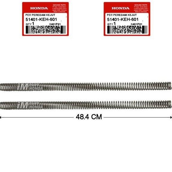 51401-Keh-601 Per Pir Shock Depan Megapro Primus 1 Set 2 Pcs