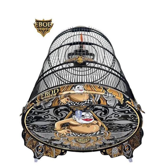 SANGKAR KANDANG MURAI EBOD DELUXE RUJI FIBER