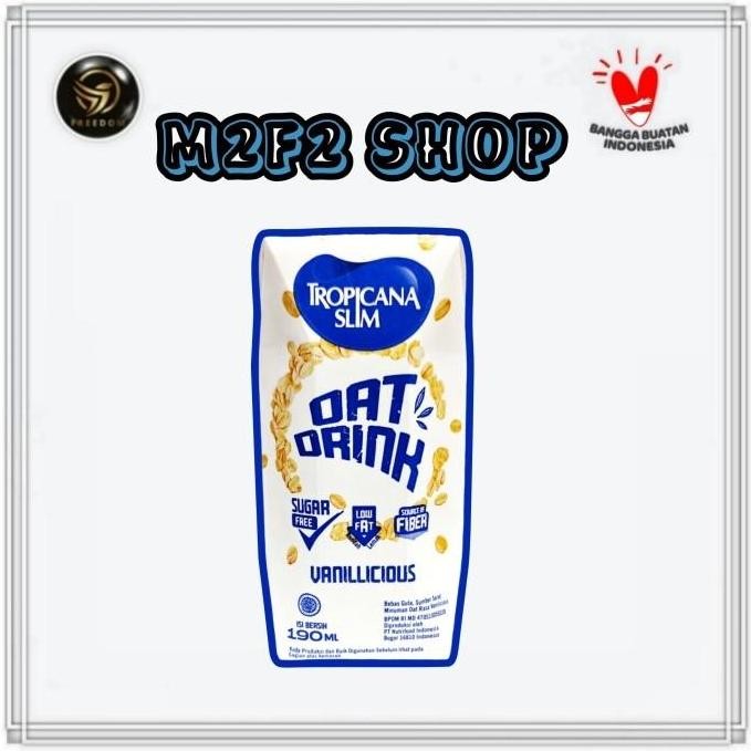 

Tropicana Slim Oat Drink Vanillicious Sereal Vanilla - 190 Ml (Karton) Promo