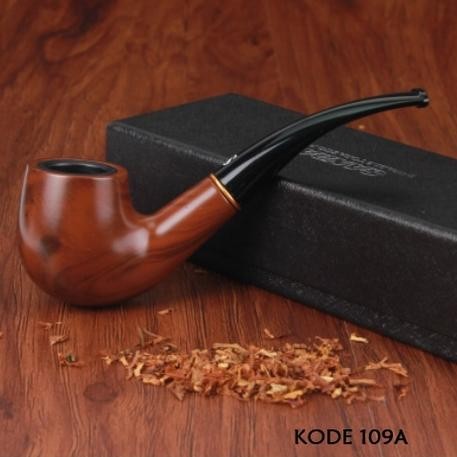 Original Pipa Cangklong Sherlock Holmes Sd-109A - Pipa Rokok Kayu Premium Elegan