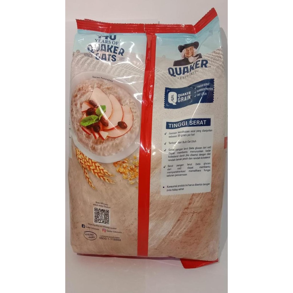 

Quaker Instant Oatmeal 1000Gr Free 200Gr Sereal Oat Meal 1.2Kg Terbaru