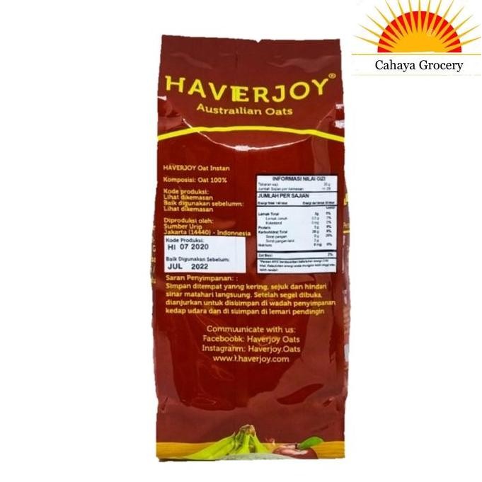 

Haverjoy Instant Havermout 1Kg Best Seller