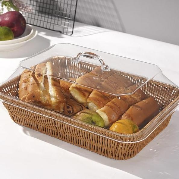 

Keranjang Roti Anyaman Tangan Rotan Keranjang Drainase Buah Sayuran Keranjang Makanan Ringan Buah Kering