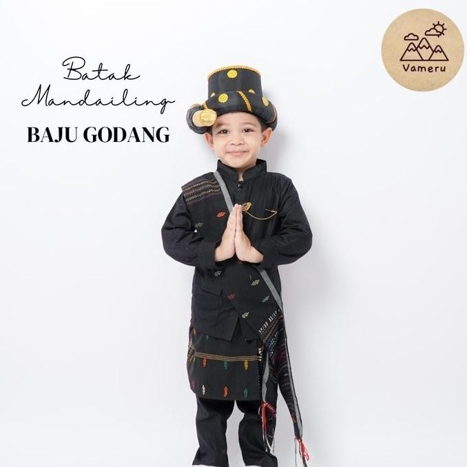 BAJU ADAT BATAK MANDAILING ANAK LAKI LAKI