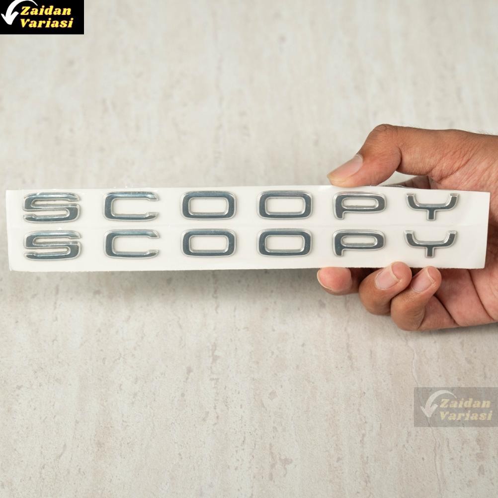 ASLI EMBLEM LOGO SCOOPY 2016-2023 UNIVERSAL BUKAN ORI ALL MODEL