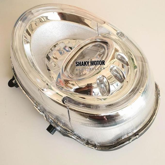 Lampu Depan Scoopy Fi+LED Kualitas Orinal Reflektor Assy Honda Scoopy Fi+LED Merk Win 2017-2019 Moto