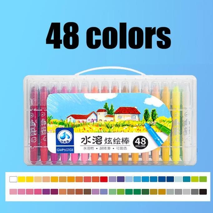 

CRAYON GRASP 48 WARNA CRAYON PUTAR WASHABLE CRAYON SILKY WARNA COLORS KRAYON WARNA SEKOLAH TERBARU ASLI 100% ORIGINAL OFFICIAL MODERN GARANSI BRAND TERLARIS DISKON GROSIR COD TREND 2025 NEGO BAYAR DI TEMPAT DISKON GRATIS ONGKIR