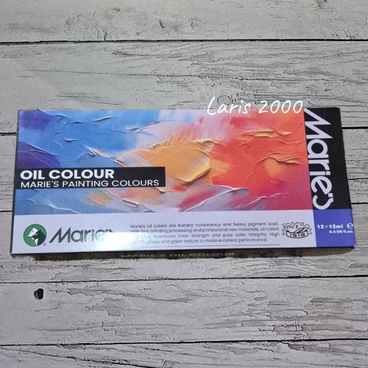 

Cat Minyak / Oil Color Maries 12 Warna SV9