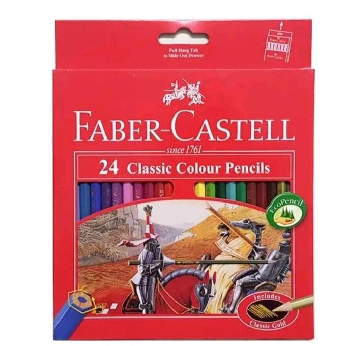 

FABER CASTELL CLASIC COLOR PENSIL WARNA 12, 24, 36, 48 WARNA KRAYON WARNA SEKOLAH TERBARU ASLI 100% ORIGINAL OFFICIAL MODERN GARANSI BRAND TERLARIS DISKON GROSIR COD TREND 2025 NEGO BAYAR DI TEMPAT DISKON GRATIS ONGKIR