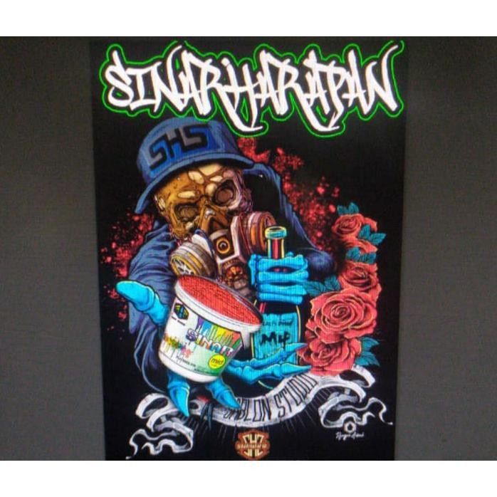 

Tinta plastisol flogreen SINAR HARAPAN SABLON kemasan 1kg SV9