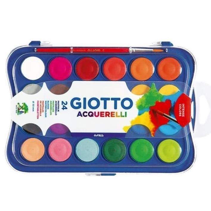 

Cat Air Giotto 24 Warna Watercolor Giotto Bonus Kuas