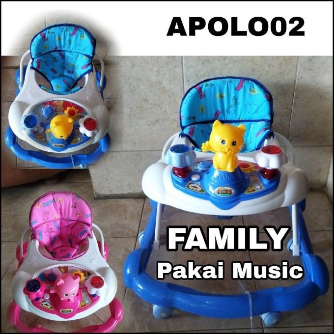 APOLO BAYI MUSIK FAMILY BABY WALKER