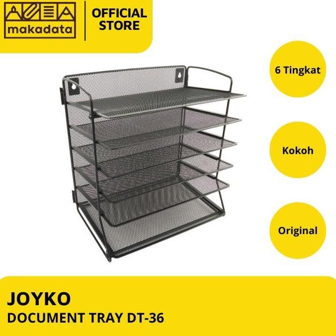 

NEW DOCUMENT TRAY | RAK DOKUMEN BESI SUSUN JOYKO DT-36 6 SUSUN