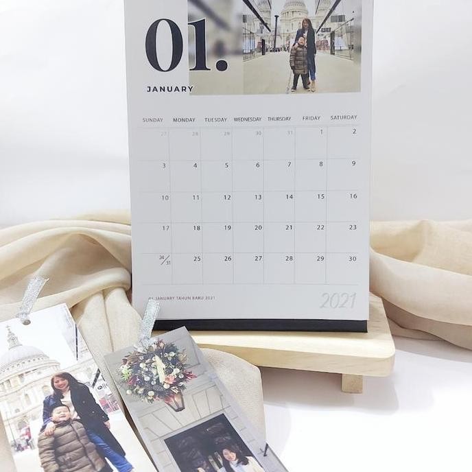 

TERBARU - Custom Kalender Meja Premium Aesthetic