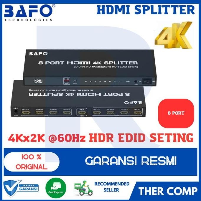 HDMI Splitter 8 Port Bafo