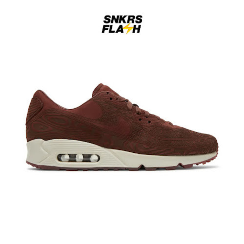 NIKE Max 90 Laser Mahogany Sepatu Sneakers Pria - DH4689200 - Size 44