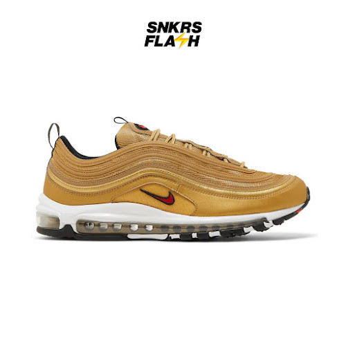 NIKE Max 97 Metallic Gold Bullet Sepatu Sneakers Pria - DM0028700 - Size 44