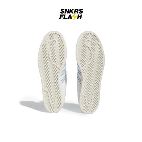 ADIDAS Superstar Cloud White Light Blue Sepatu Sneakers Pria - GX9876 - Size 44