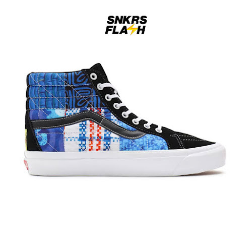 VANS Ua Sk8 Hi 38 Dx Sandy Liang Patchwork Sepatu Sneakers Pria - VN0A54FB9ZP - Size 36
