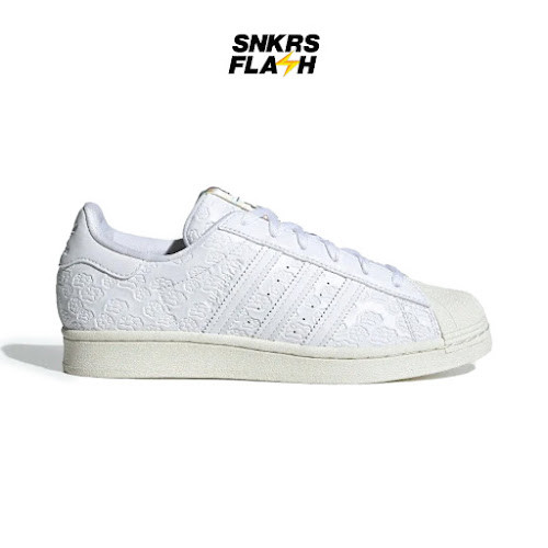 ADIDAS Disney Superstar Triple White Sepatu Sneakers Wanita - GV7912 - Size 37.3