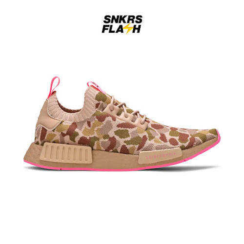 ADIDAS Nmd R1 Primeknit Duck Camo Pink Sepatu Sneakers Pria - G57940 - Size 42