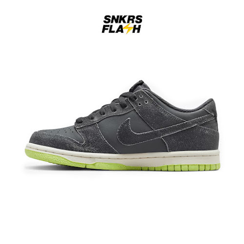NIKE Dunk Low Se Iron Grey Phantom Green Sepatu Sneakers Wanita - DQ6215001 - Size 38.5
