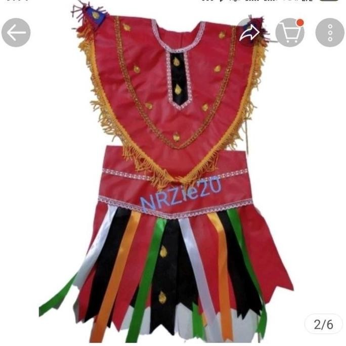 Baju Adat Dayak Anak Tk - Baju Dayak Anak Murah