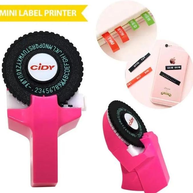 

Label Maker Emboss 3D Stiker Label DIY Print Manual