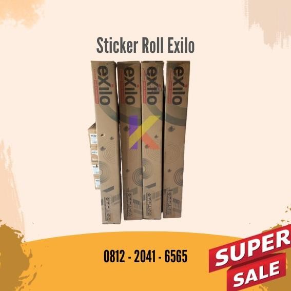 

EXILO Sticker Vinyl Roll White Gloss Solvent UV Print P 50m