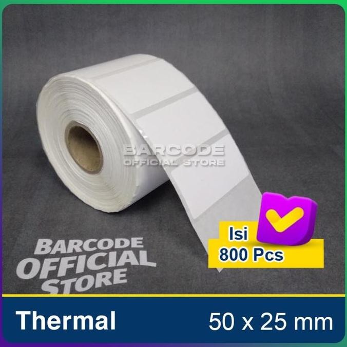

Label Stiker Termal 505mm / 50 x 25 / 505 mm 1 Line1Slop