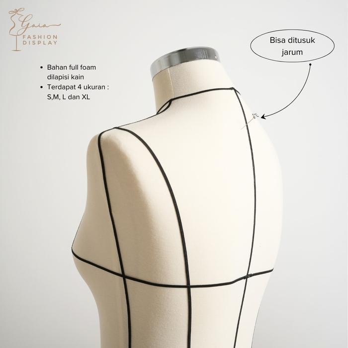 Patung Manekin Jahit Pola Dm Full Foam Cewek Tusuk Jarum Dm Wanita -Bh Original Dan Terpercaya