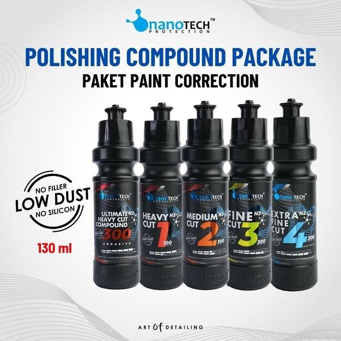 Compound Polish Step 1 2 34 - Obat Poles Kompon Penghilang Baret Mobil