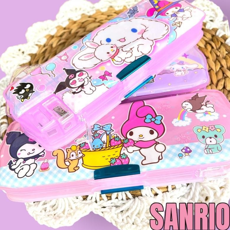 

Joeraganlapak Tepak Pensil Bulpen Motif Sanrio - Kotak Pensil Bulpen Karakter Sanrio Cute Best Seller