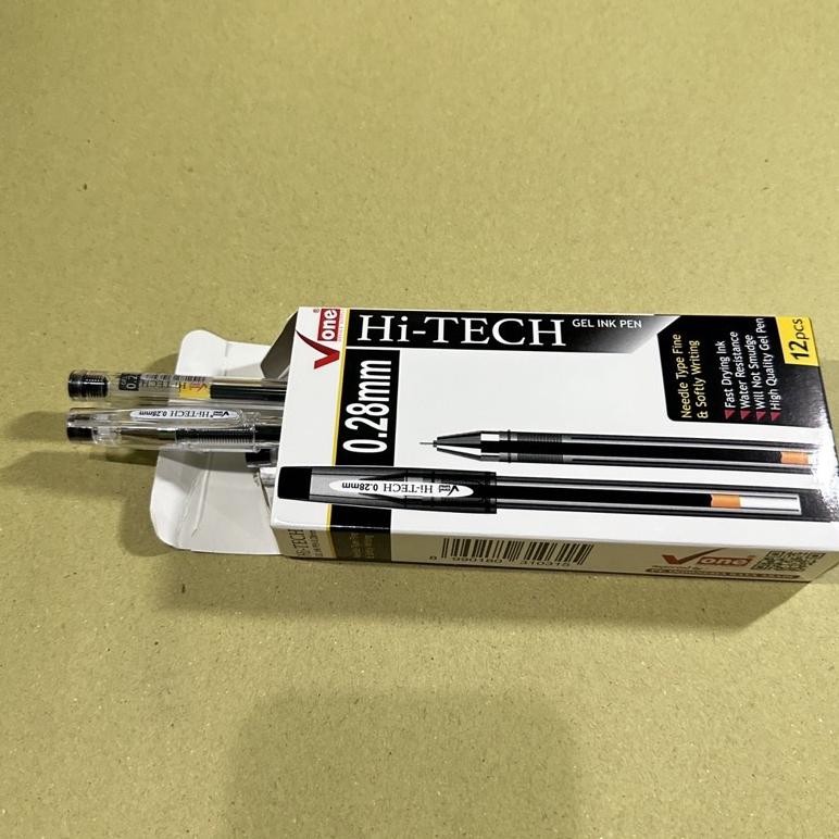 

JoeraganlapakPena Isi Satuan Hi-Tech 0.28Mm Perpack Biru/Hitam V-One Pen Bulpoin Pulpen Bulpen 12Pcs Grosir Trend