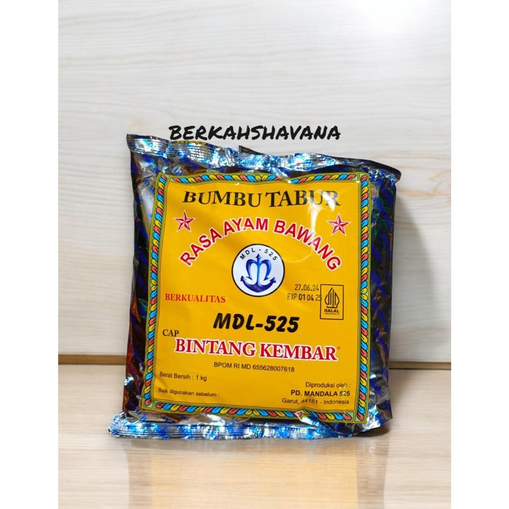 

Bumbu Bintang Kembar MDL-525 Ayam Bawang 1KG/1000GR RB10