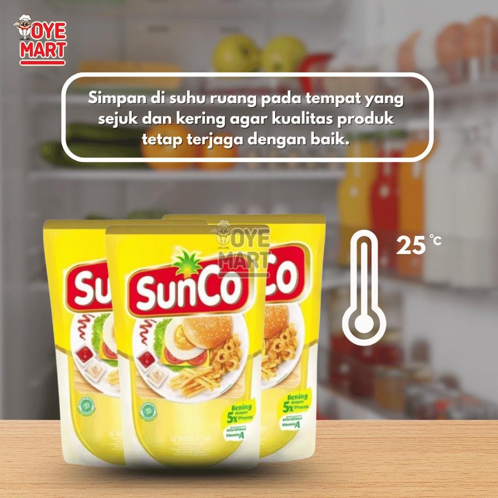 

SUNCO MINYAK GORENG SAWIT/REFILL 1 Liter 2 Liter RB10