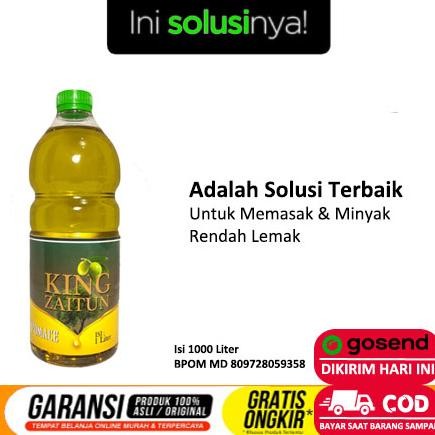 

[Besar] Minyak Zaitun King Zaitun Pomace OOil 1 Liter Bisa Untuk Masak Lebih Sehat Syifa Herbal RB10
